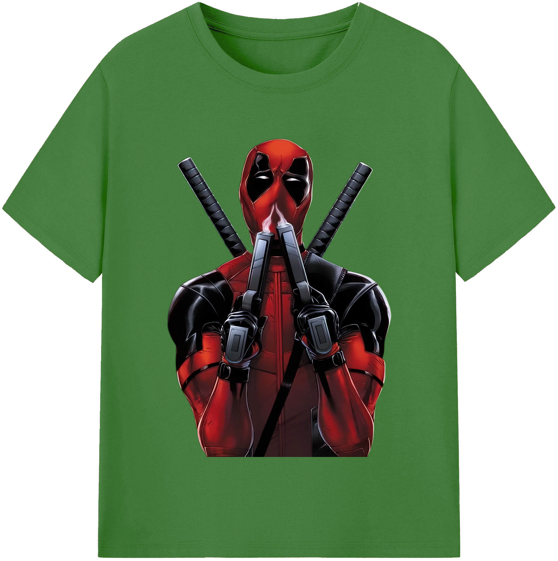 （画像用） Deadpool デッドプール レディースカジュアルプリントTシャツ（綿100％）